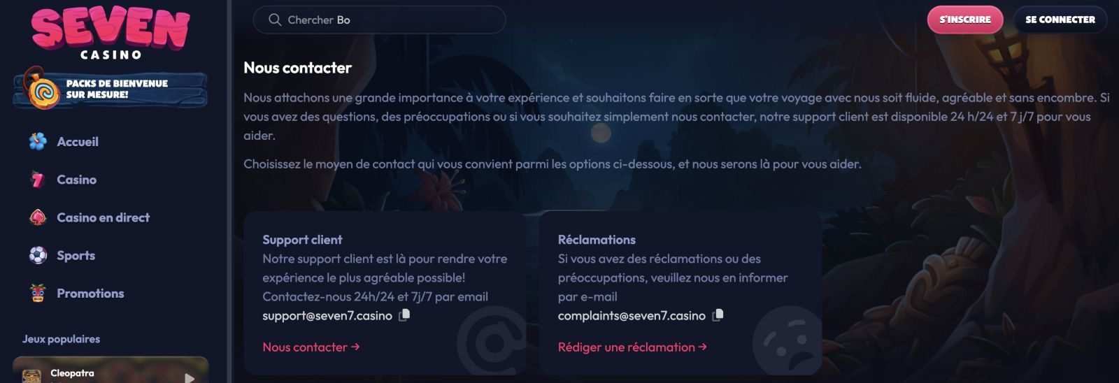 seven casino délai de retrait seven casino délai de retrait